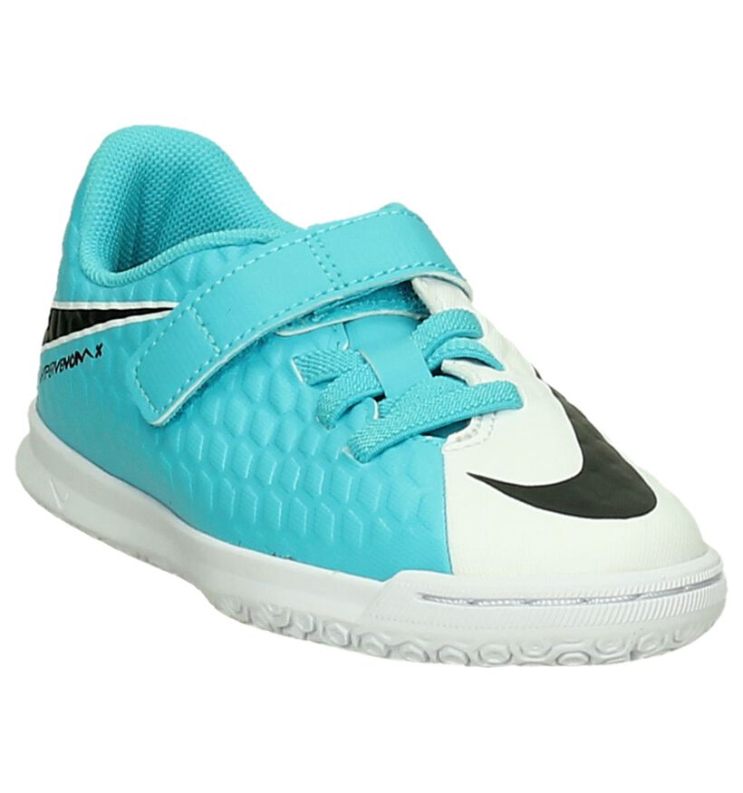 Nike Chaussures de foot en Bleu en simili cuir (198207)