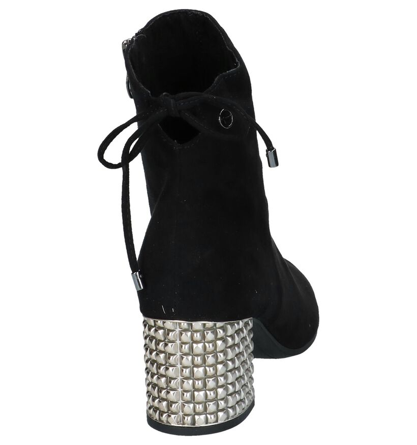 Tamaris Bottillons à talons en Bordeaux en textile (226723)