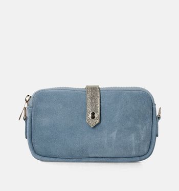 Telefoontasje blauw