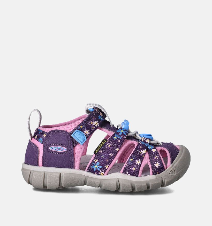 Keen Seacamp Sandales de marche en Violet pour filles (357903)