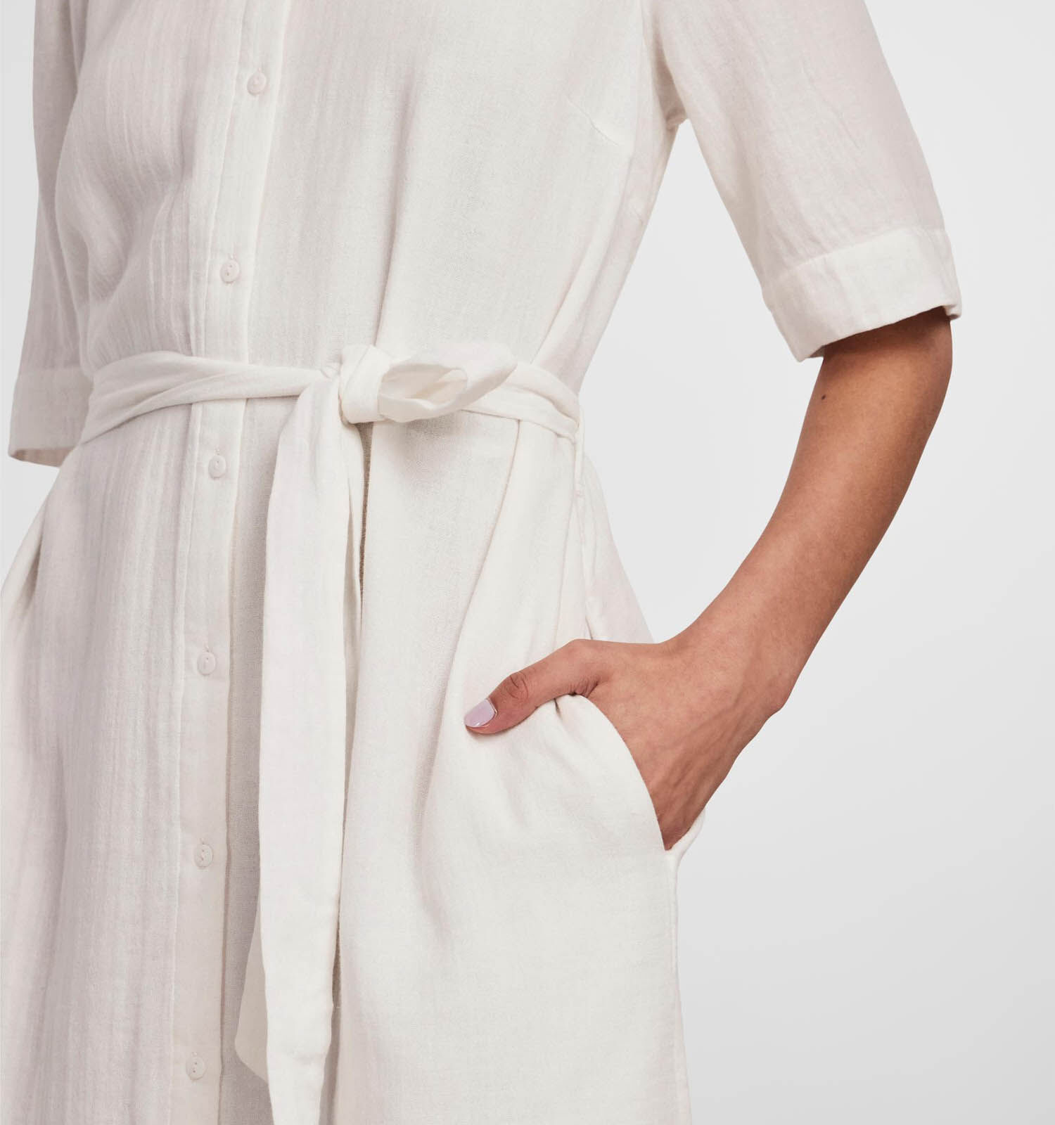 Witte hemdjurk discount