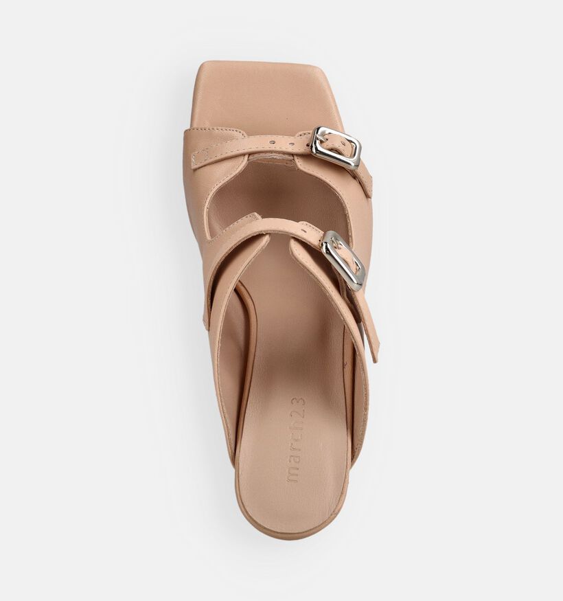 March23 Raquelle Nu-pieds &agrave; talons en Rose pour femmes (372166)