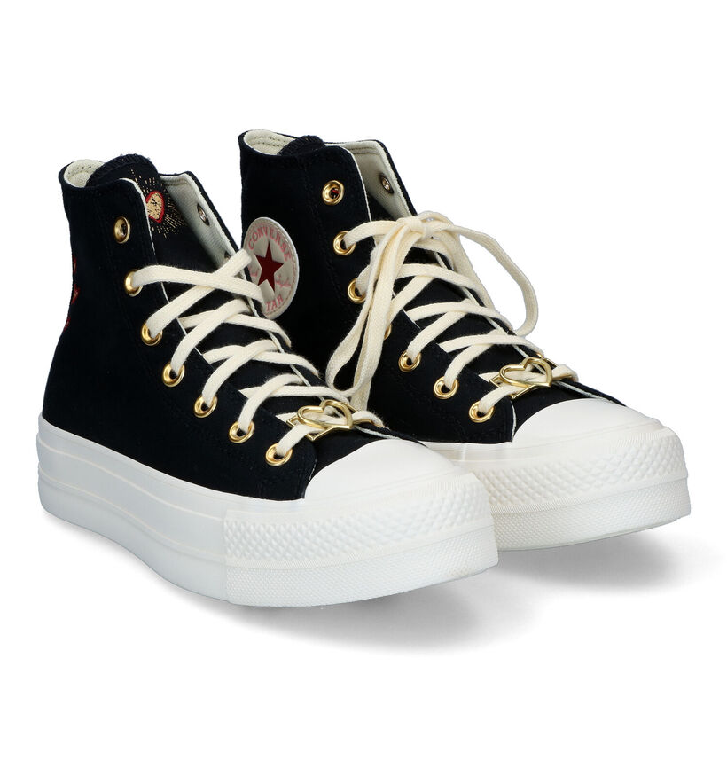 Converse CT All Star Lift Zwarte Sneakers voor dames (335179)