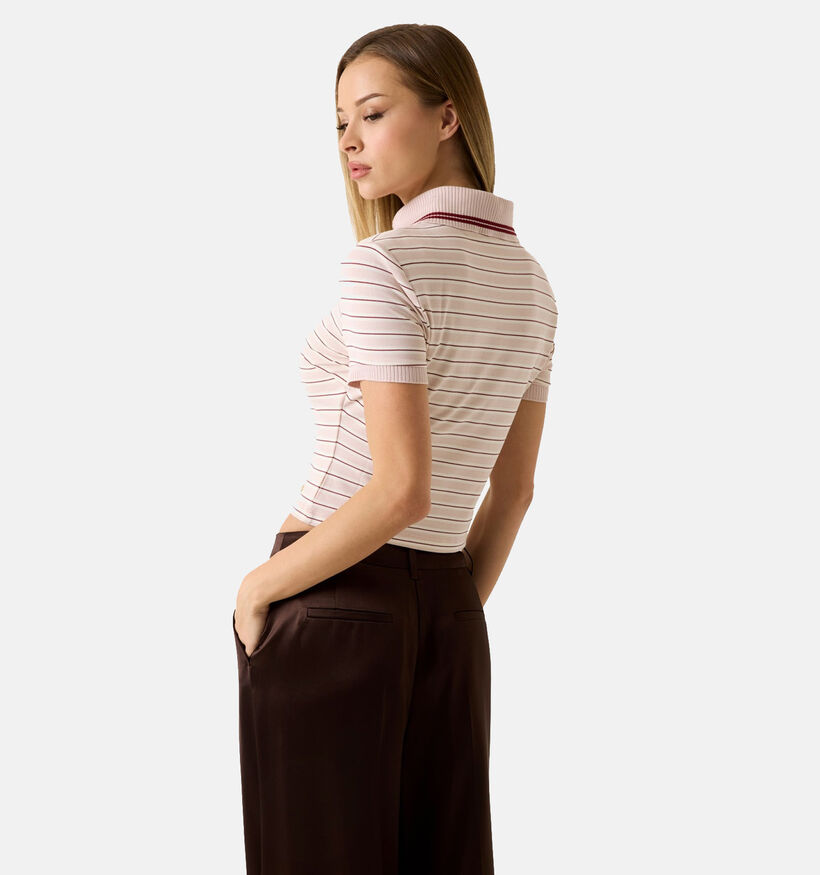 Guess Polo Lichtroze T-shirt voor dames (375889)