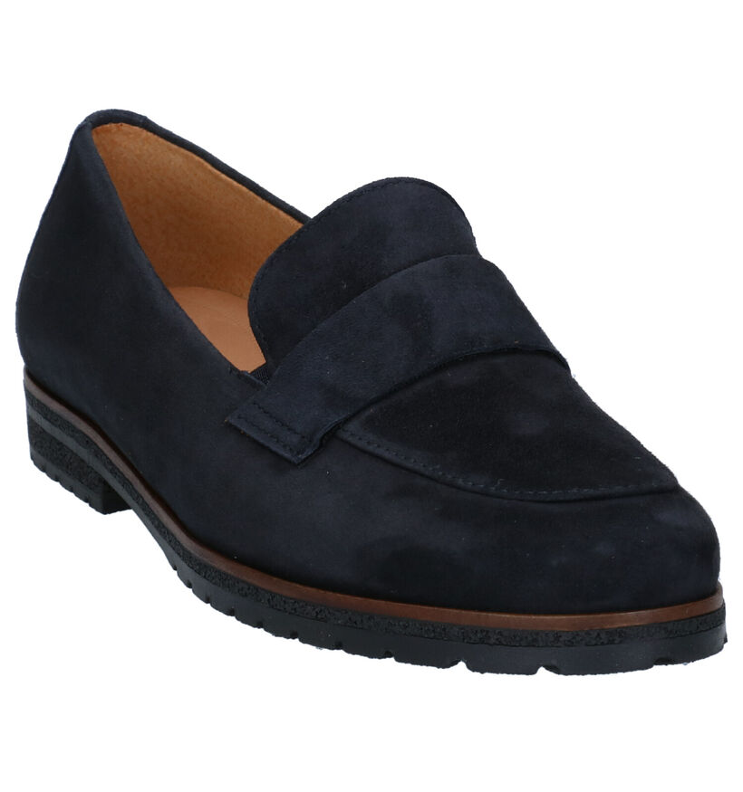 Gabor Easy Walking Loafers en Bleu en daim (283895)