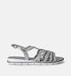 Tamaris Zilveren Gevlochten sandalen voor dames (354866)