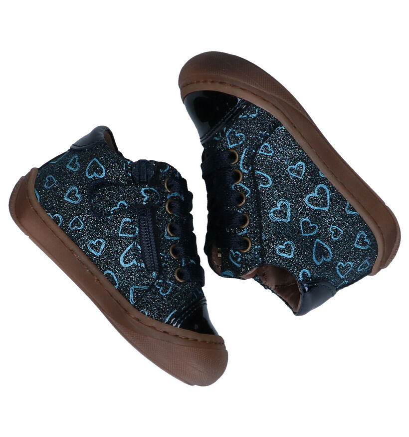 STONES and BONES Wand Roze Babyschoenen in leer (279301)