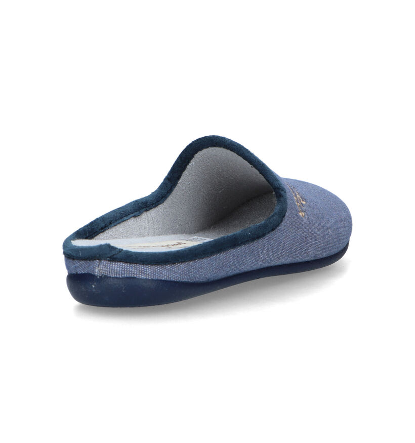 Hush Puppies Daron Pantoufles en Bleu pour femmes (357596)