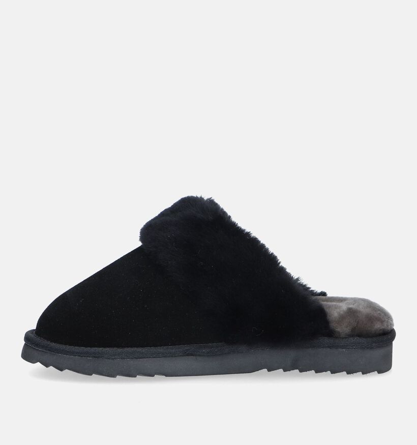 Warmbat Flurry Pantoufles en laine en Cognac pour femmes (329908)