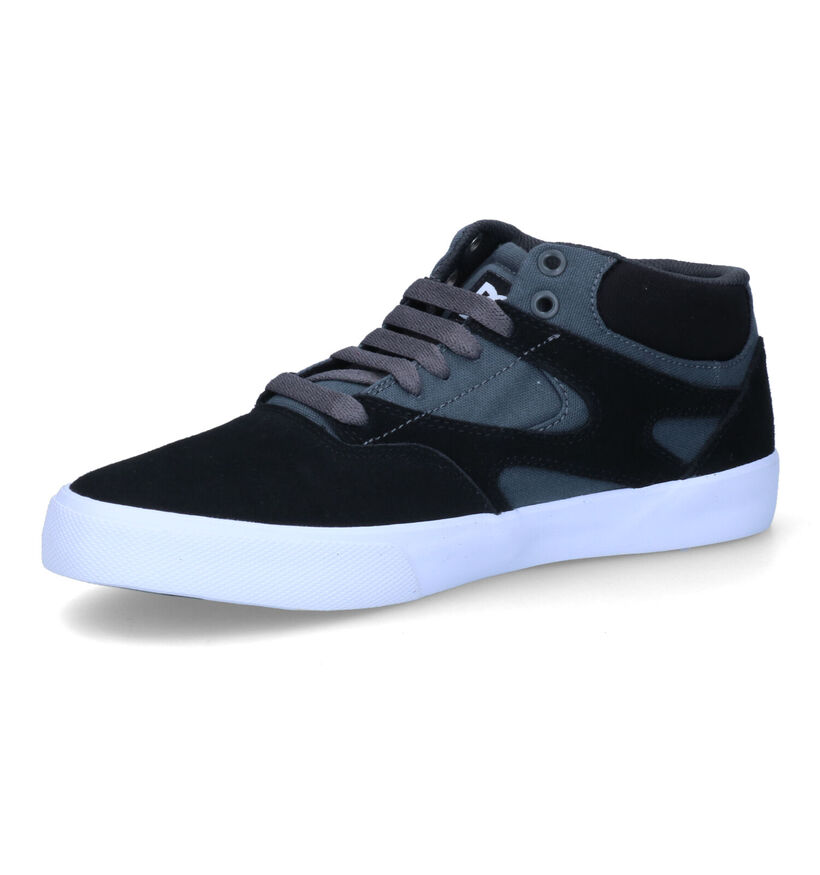 DC Shoes Kalis Vulc Mid Baskets en Noir pour hommes (303232) - pour semelles orthopédiques
