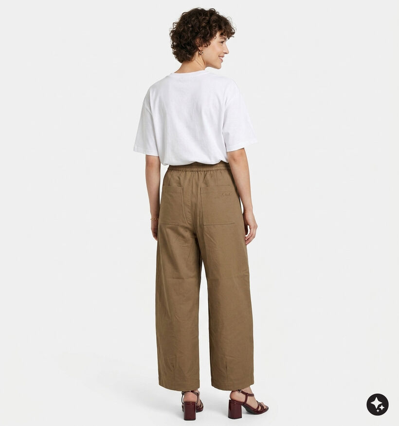 The Shirt Project Kakigroene Geklede Broek voor dames (381886)