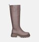 Mexx Maiana Move Taupe Lange laarzen voor dames (346015)