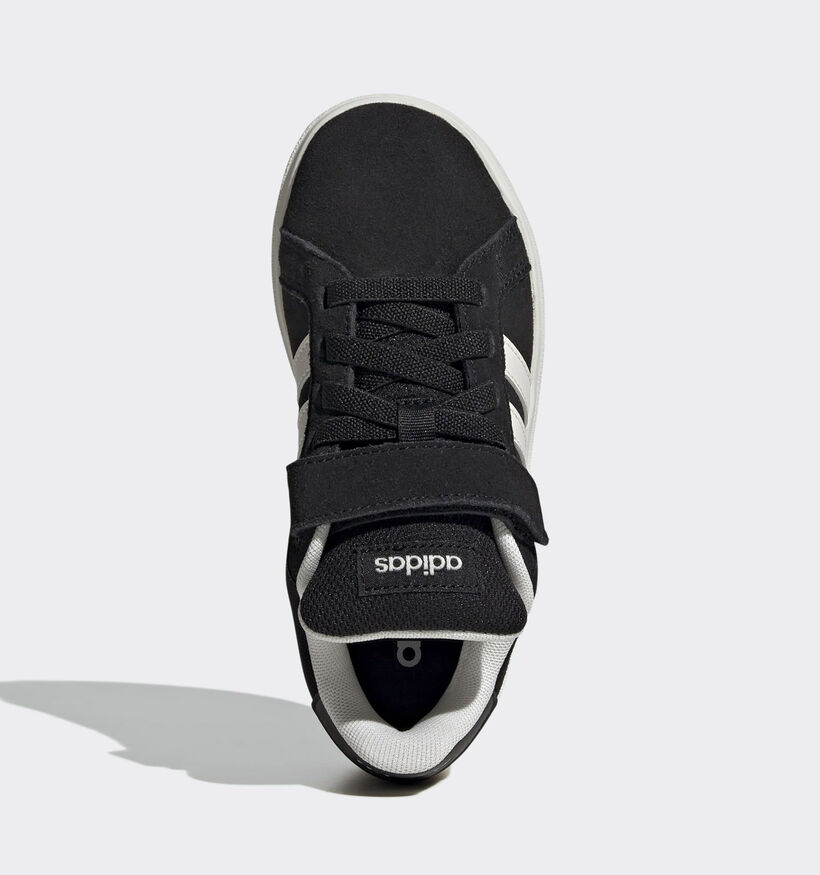 adidas Grand Court 00s Baskets en Noir pour filles, garçons (366057) - pour semelles orthopédiques