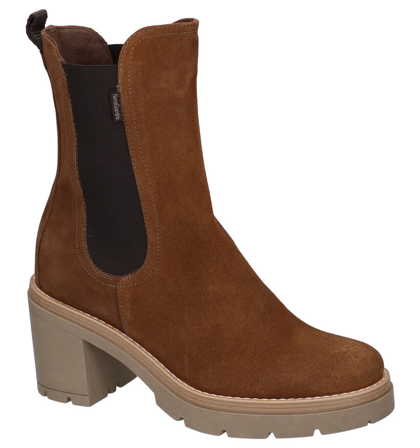 NeroGiardini Bottines à talons en Cognac pour femmes (296598)