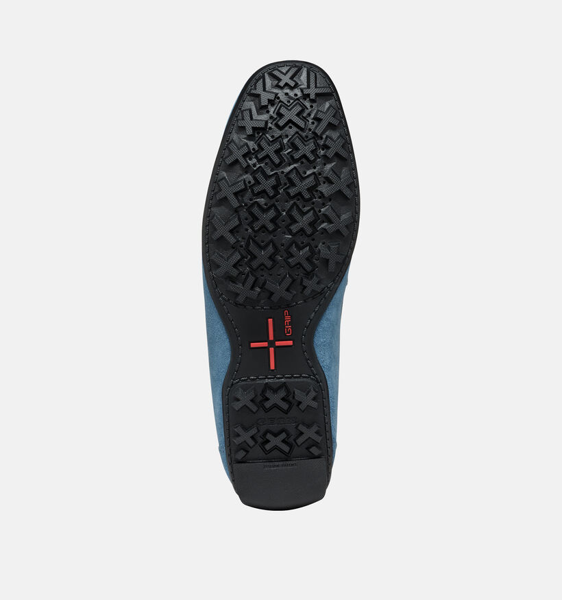 Geox Kosmopolis Grip Mocassins en Bleu pour hommes (353834)