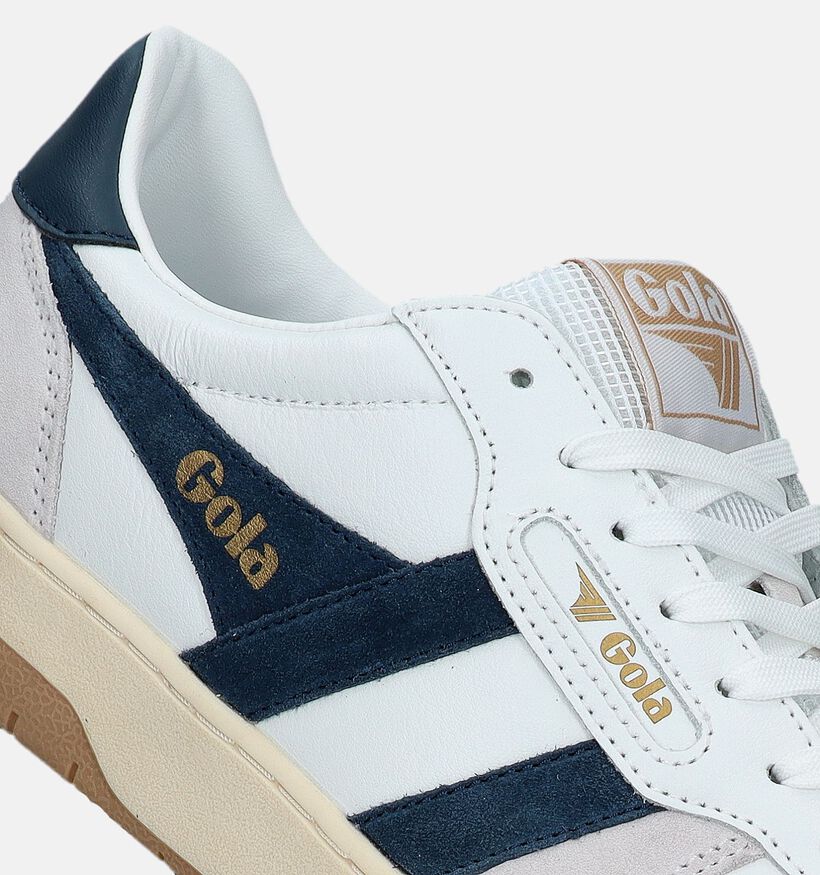 Gola Hawk Witte Sneakers voor heren (336345) - geschikt voor steunzolen