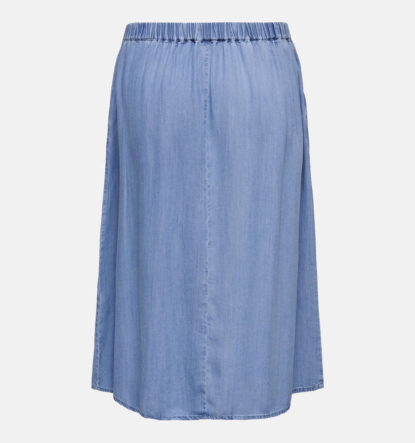 ONLY Carmakoma Laia Blauwe Jeansrok voor dames (342920)