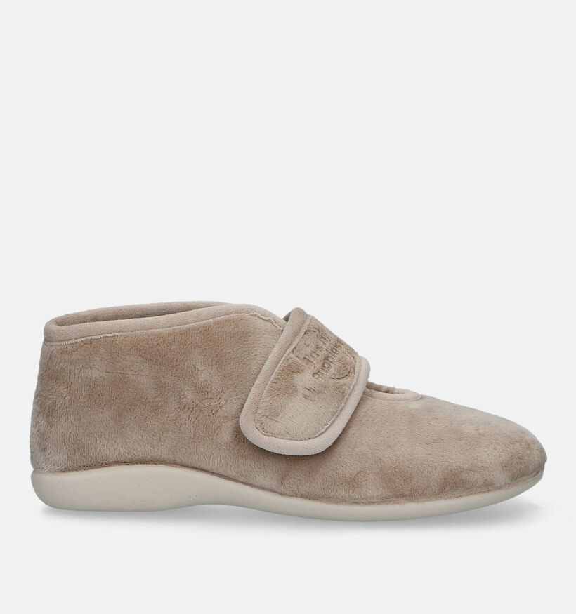 Hush Puppies Orill Pantoufles hautes en Beige pour femmes (329611)