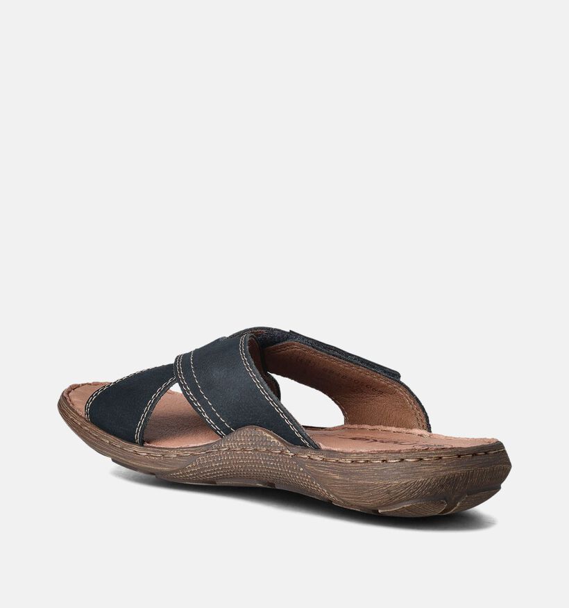 Rieker Nu-pieds casual en Bleu pour hommes (354816)