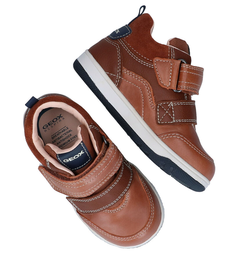 Geox Chaussures pour bébé  en Cognac en cuir (278316)