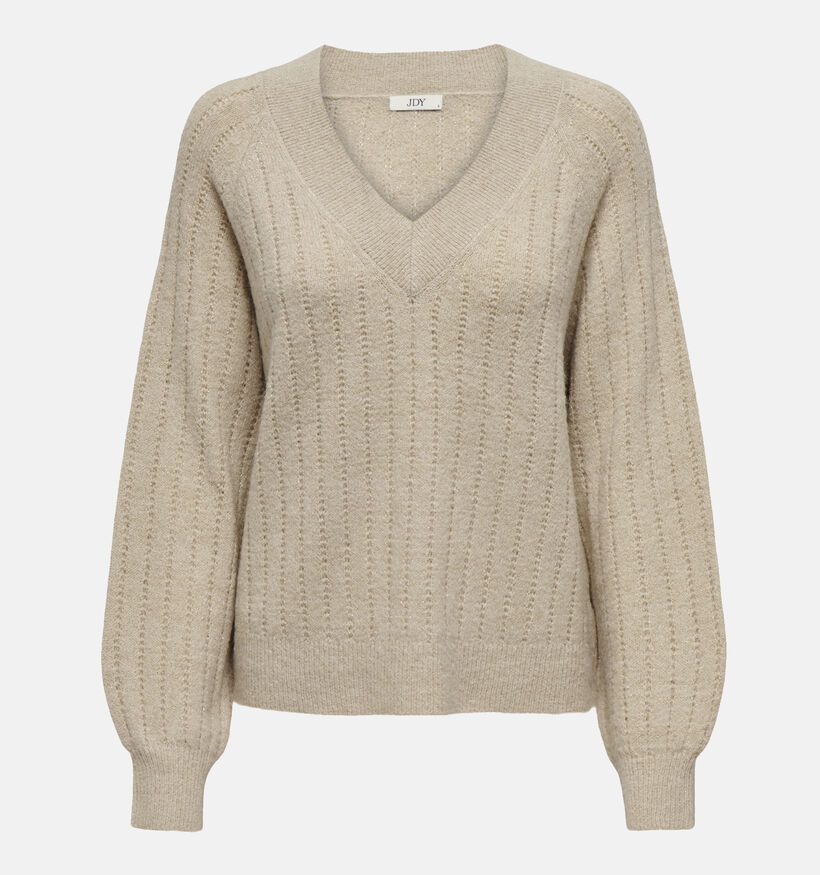JDY Aspen Zwarte Trui met V-hals voor dames (348698)