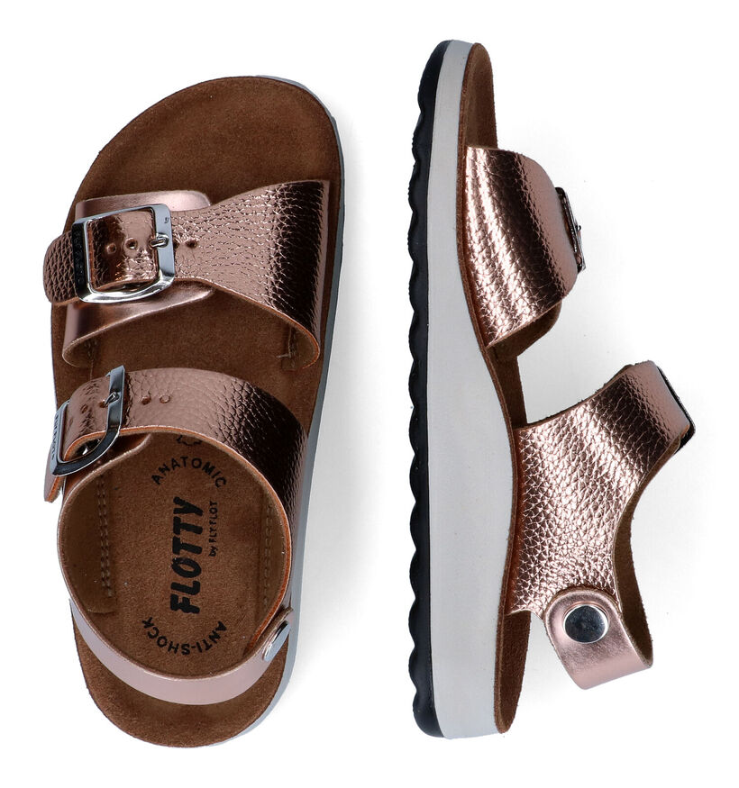 Flotty Sandales en Bronze en simili cuir (310777)