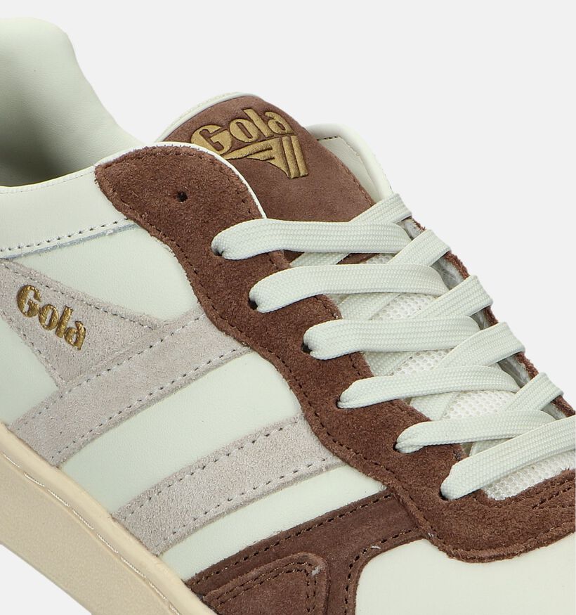 Gola Rebound Quadrant Witte Sneakers voor heren (328681) - geschikt voor steunzolen