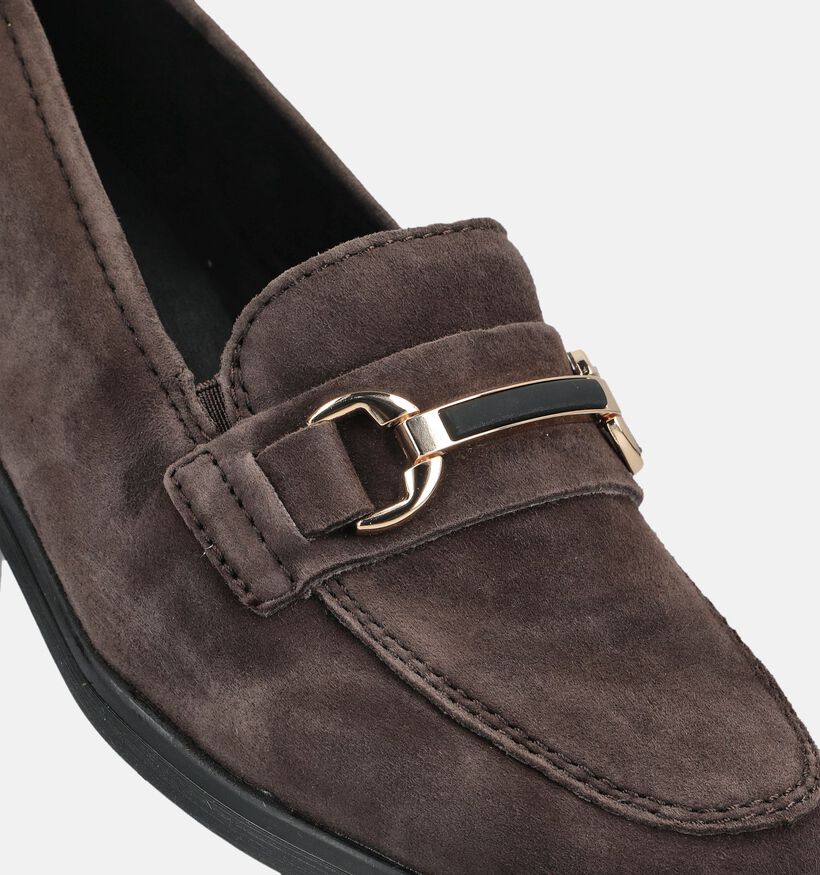 Rieker Antistress Chaussures plates en Brun fonc&eacute; pour femmes (376586)