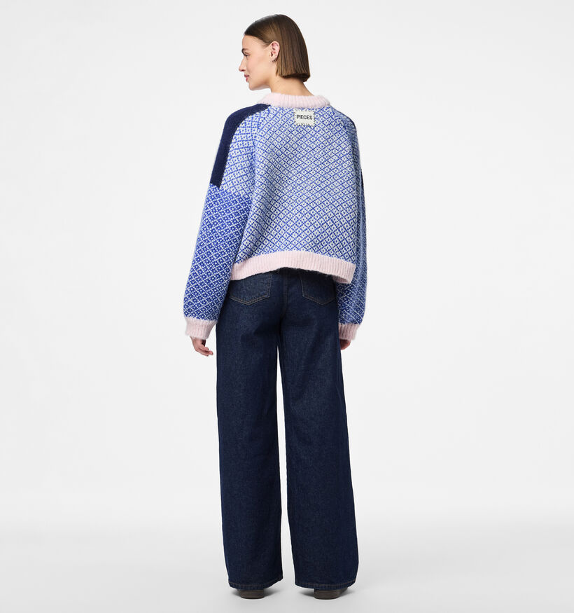 Pieces Remix Blauwe Trui voor dames (365636)