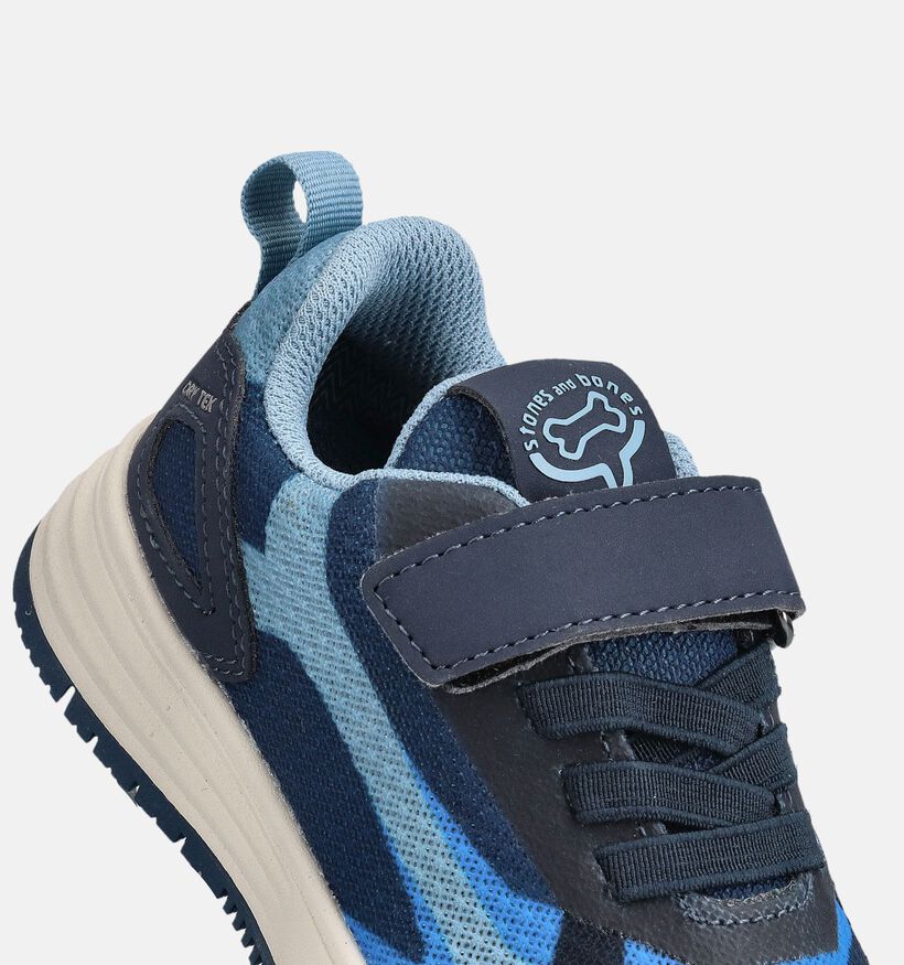 STONES and BONES Swift Blauwe Sneakers voor jongens (369659) - geschikt voor steunzolen
