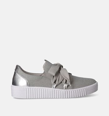 Chaussures à enfiler argent