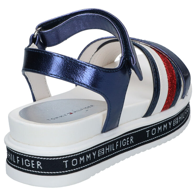 Tommy Hilfiger Blauwe Sandalen in kunstleer (285692)