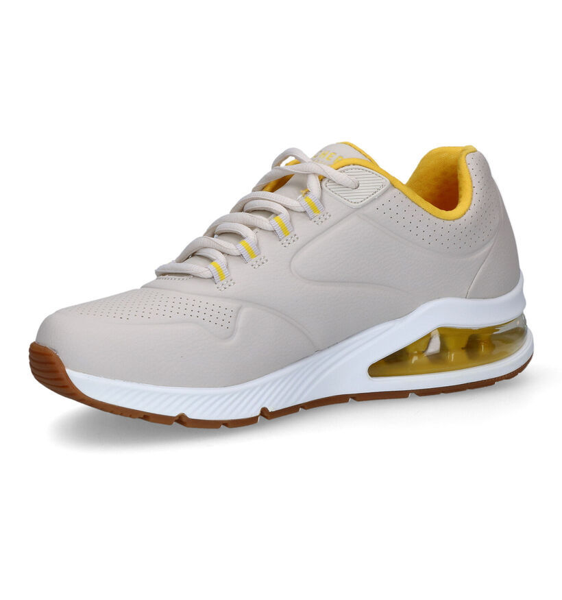 Skechers Uno 2 2nd Best Beige Sneakers in kunstleer (310695)