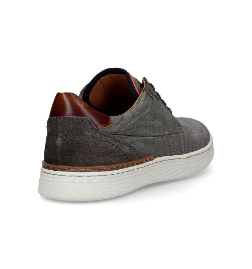 Bullboxer Zwarte Veterschoenen voor heren (346828) - geschikt voor steunzolen