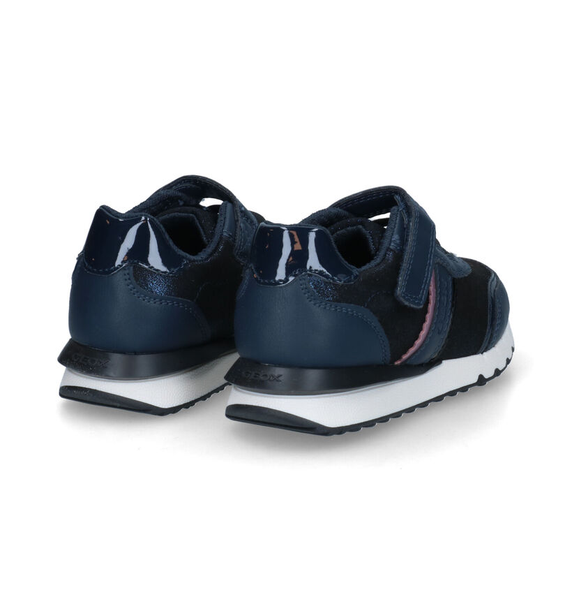 Geox Fastics Blauwe Sneakers voor meisjes (312550) - geschikt voor steunzolen