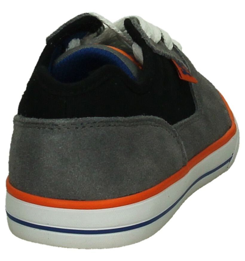 DC Shoes Baskets de skate en Gris foncé en textile (198604)