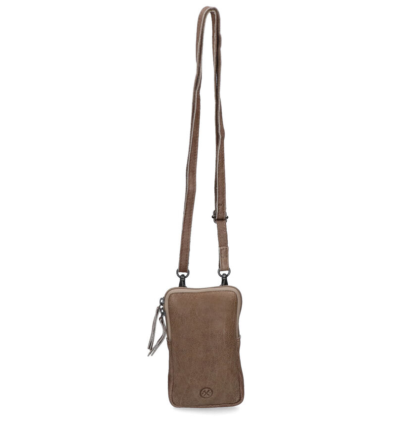 Hide & Stitches Okergeel Telefoontasje voor dames (333149)