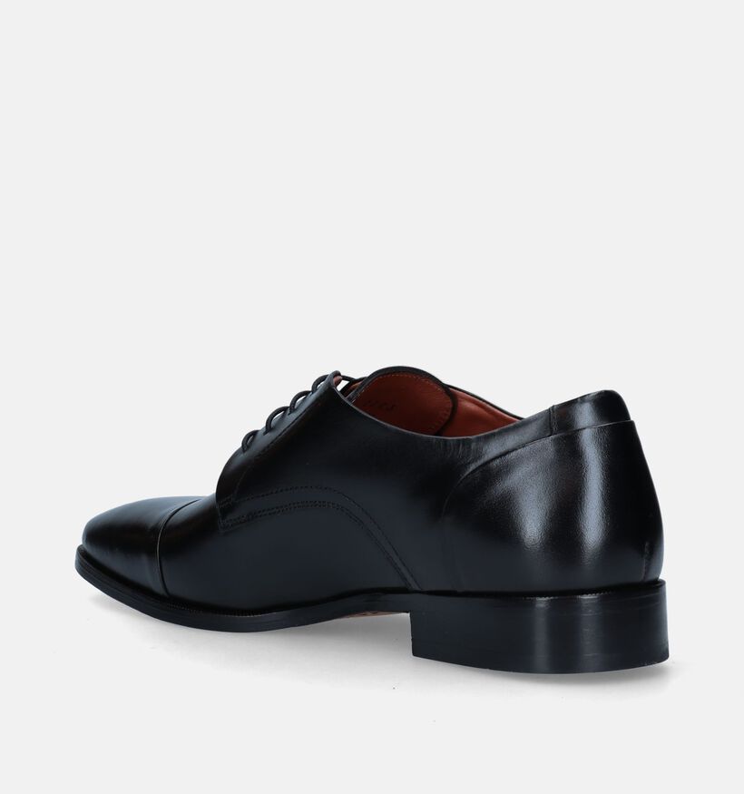 Ambiorix Basco Li Zwarte Geklede Veterschoenen voor heren (327730) - geschikt voor steunzolen