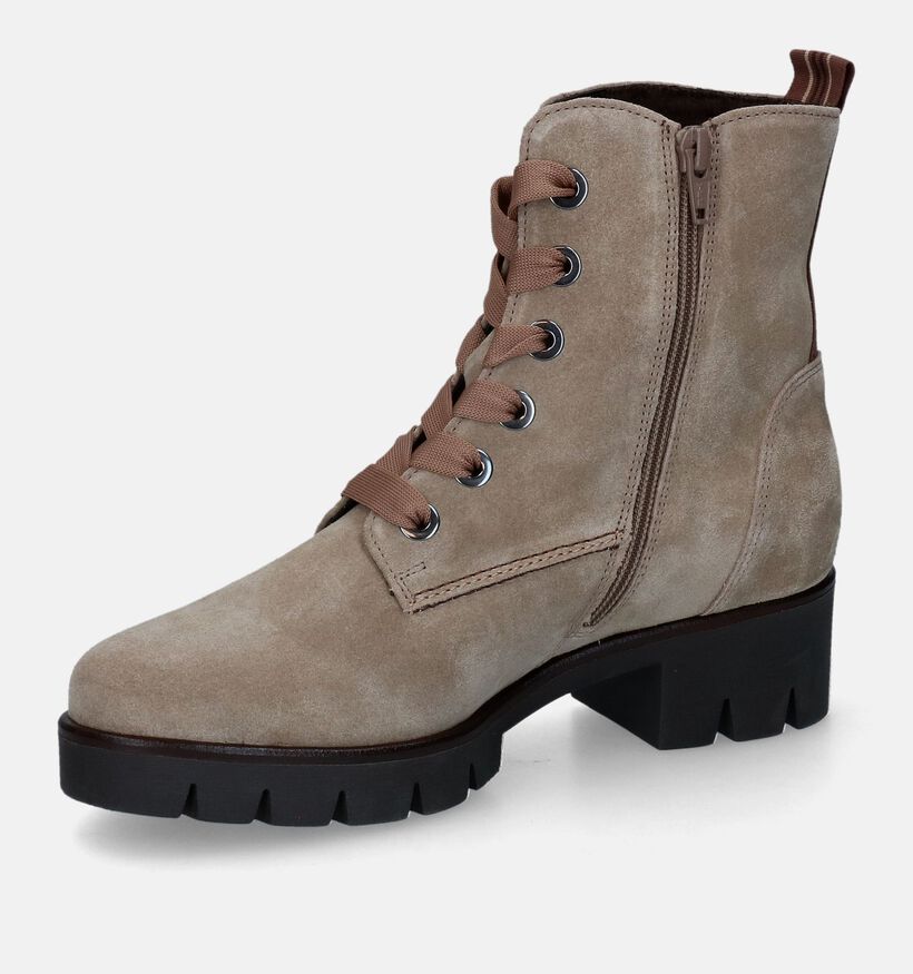 Gabor Best Fitting Bottines en Kaki pour femmes (315230) - pour semelles orthopédiques