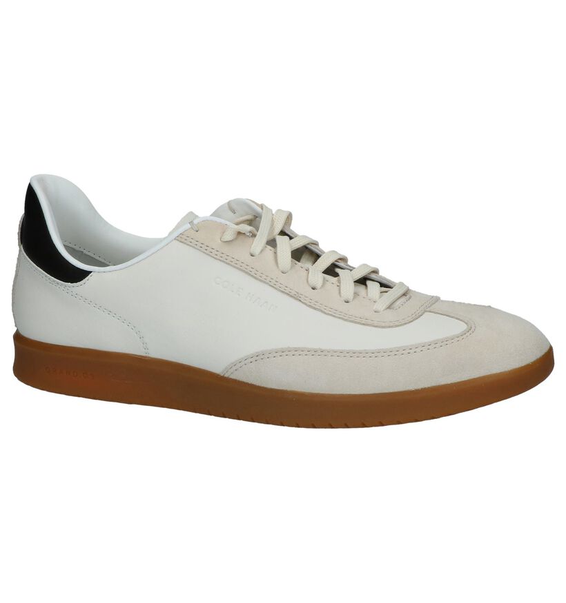 Lichtbeige Casual Veterschoenen Cole Haan Grandpro in daim (240410)