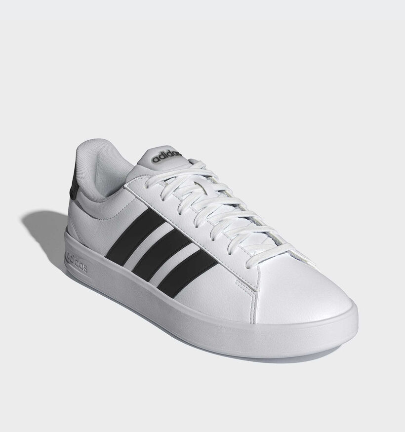 adidas Grand Court Baskets basses en Blanc pour hommes (366869) - pour semelles orthop&eacute;diques