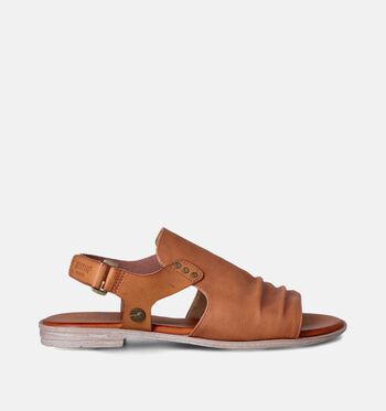 Sandales cognac