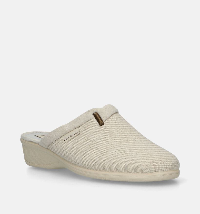 Hush Puppies Dama Pantoufles en Beige pour femmes (357599)