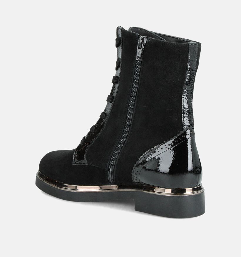 Nathan-Baume Boots à lacets en Noir pour femmes (363619) - pour semelles orthopédiques