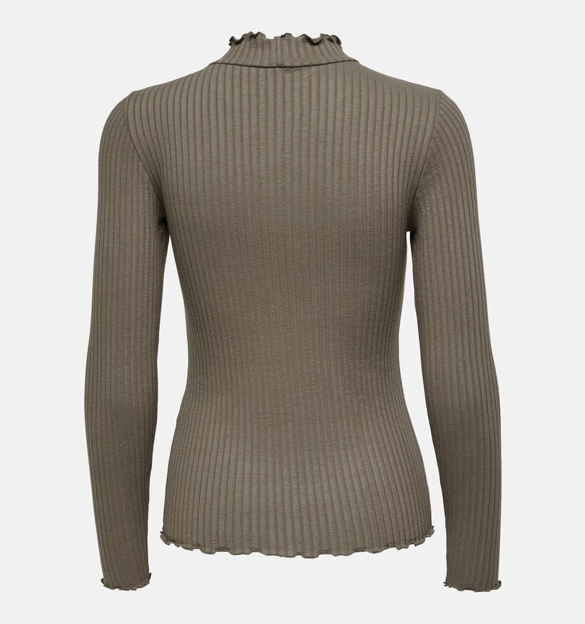 JDY Fransiska T-shirt en Brun pour femmes (344185)