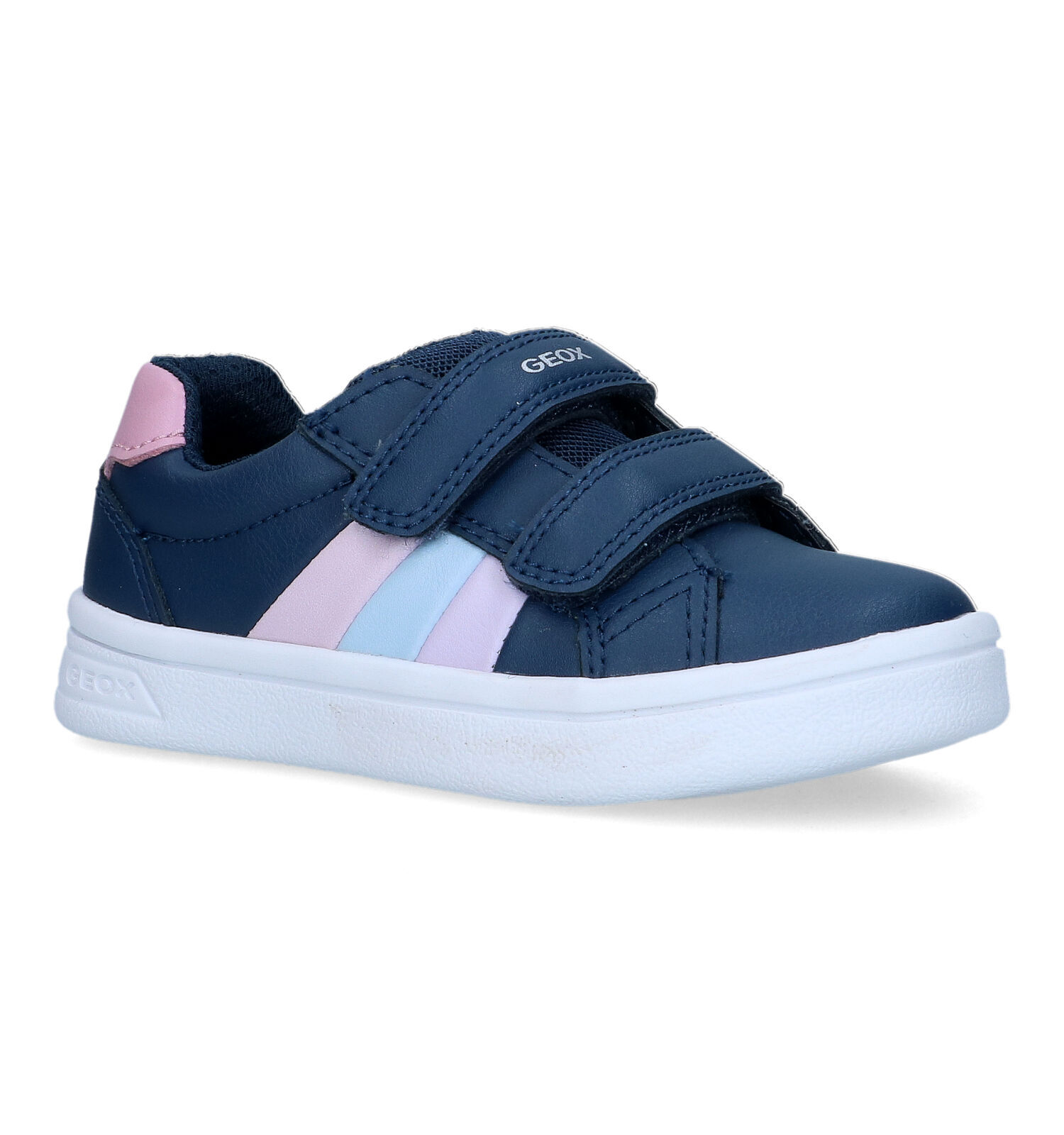Geox Djrock Baskets en Bleu Filles Baskets en ligne sur TORFS.BE