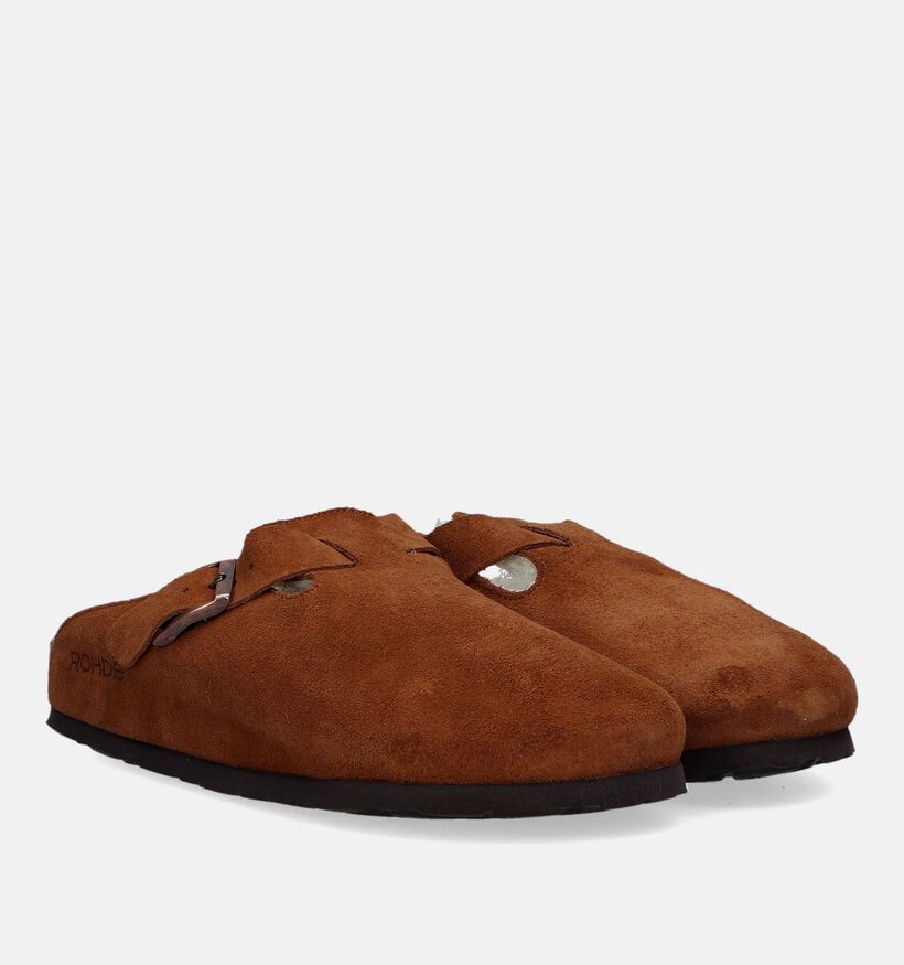 Rohde Alba Cognac Pantoffels voor dames (334268)