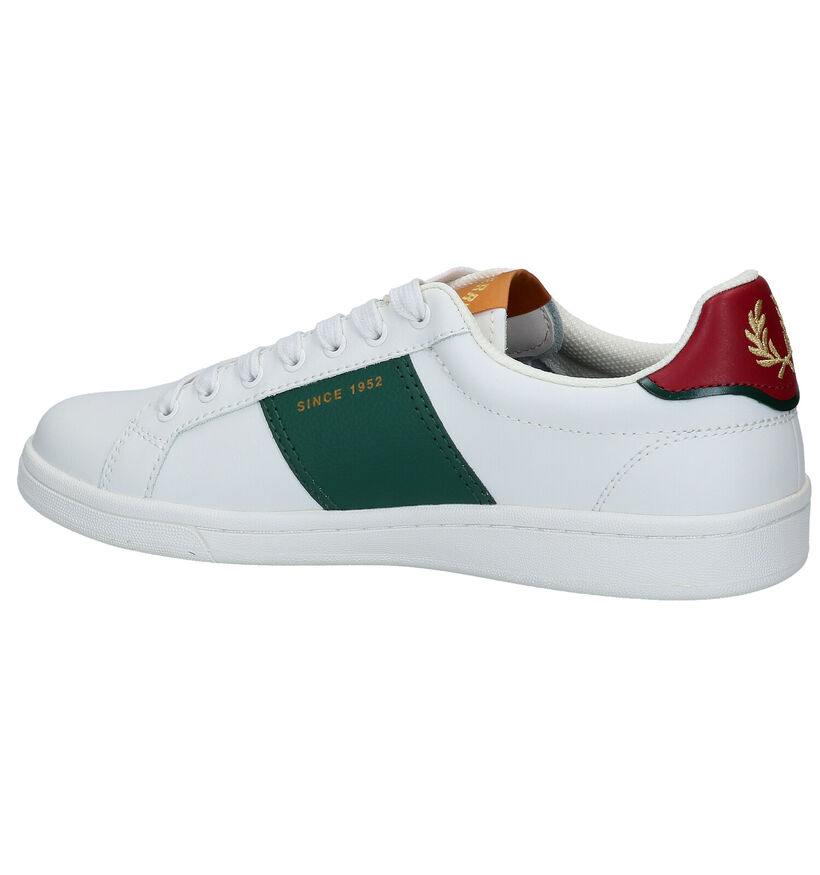 Fred Perry Witte Sneakers in leer (292418)