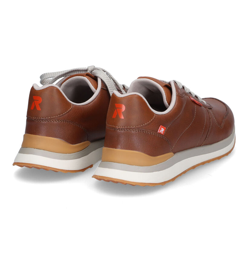 Rieker Bruine Sneakers in leer (315794)