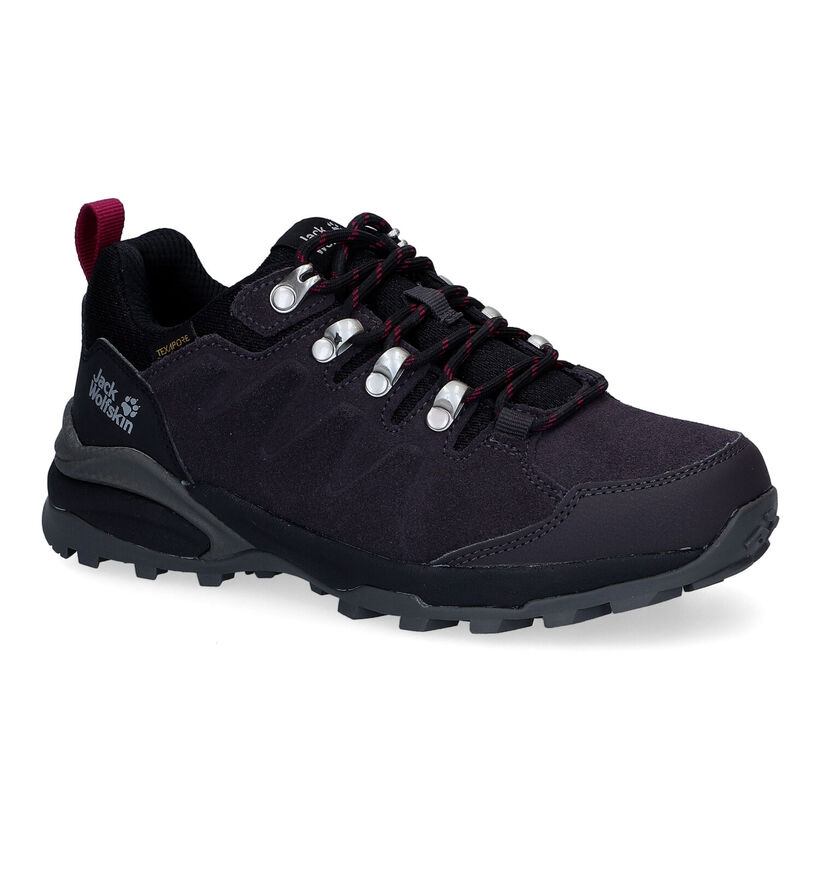 Jack Wolfskin Refugio Texapore Bruine Wandelschoenen voor dames (302176) - geschikt voor steunzolen